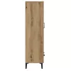 Highboard artisan tölgy 70x31x115 cm gépi úton előállított fa