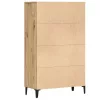 Highboard artisan tölgy 70x31x115 cm gépi úton előállított fa