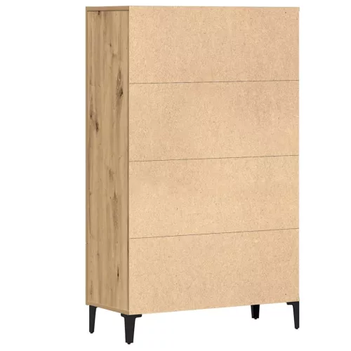 Highboard artisan tölgy 70x31x115 cm gépi úton előállított fa