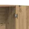 Highboard artisan tölgy 70x31x115 cm gépi úton előállított fa