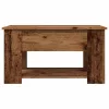 Antik fás szerelt fa dohányzóasztal 79 x 49 x 41 cm
