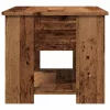 Antik fás szerelt fa dohányzóasztal 79 x 49 x 41 cm