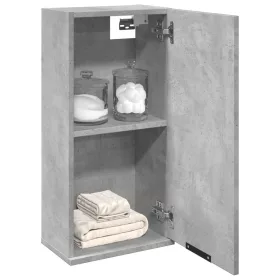 Betonszürke fali fürdőszobaszekrény 32x20x67 cm