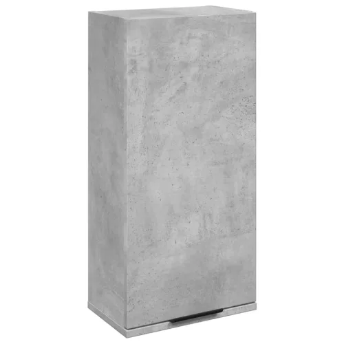 Betonszürke fali fürdőszobaszekrény 32x20x67 cm