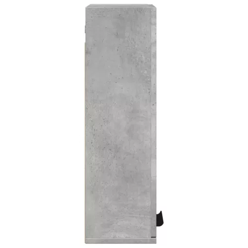 Betonszürke fali fürdőszobaszekrény 32x20x67 cm