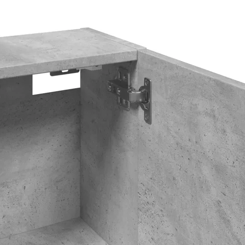 Betonszürke fali fürdőszobaszekrény 32x20x67 cm