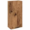 Antik fa színű fali fürdőszobaszekrény 32 x 20 x 67 cm