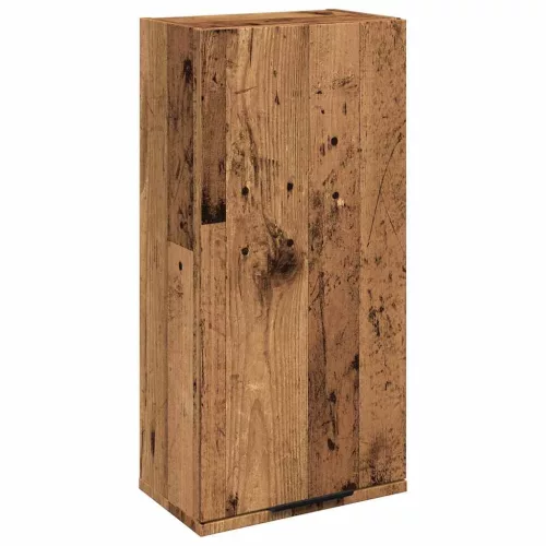Antik fa színű fali fürdőszobaszekrény 32 x 20 x 67 cm