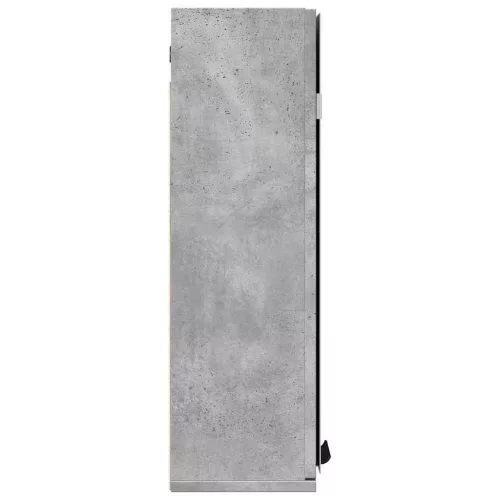 Fürdőszobai tükörszekrény betonszürke 64x20x66,5 cm műfa
