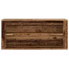 Antik fa színű szerelt fa cipőtároló pad 100 x 35 x 45 cm