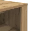 Kézműves tölgy színű szerelt fa cipőtároló pad 100 x 35 x 45 cm