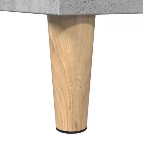 Betonszürke szerelt fa fürdőszobaszekrény 30 x 30 x 100 cm