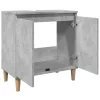 Betonszürke szerelt fa mosdószekrény 58x33x60 cm