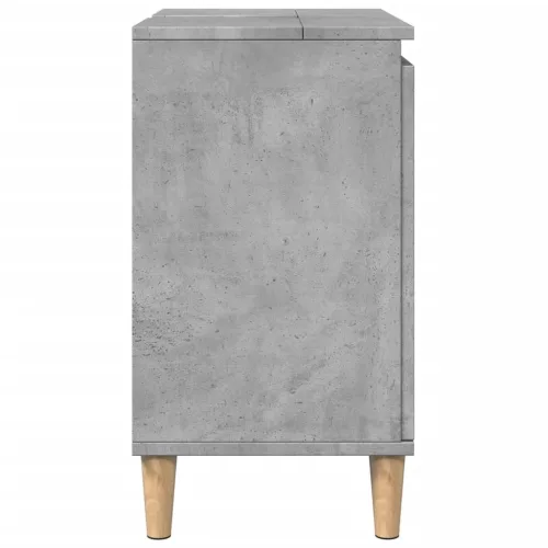Betonszürke szerelt fa mosdószekrény 58x33x60 cm