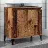 Antik fa színű szerelt fa mosdószekrény 58x33x60 cm