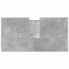 Betonszürke szerelt fa mosdószekrény 65 x 33 x 60 cm