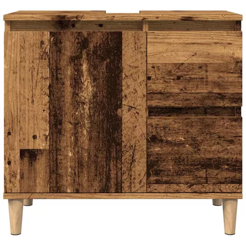 Antik fa színű mosdószekrény 65 x 33 x 60 cm
