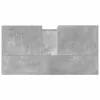 Betonszürke szerelt fa mosdószekrény 65 x 33 x 60 cm