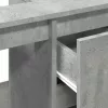 Betonszürke szerelt fa mosdószekrény 65 x 33 x 60 cm