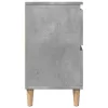 Betonszürke szerelt fa mosdószekrény 80 x 33 x 60 cm