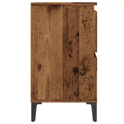 Antik fa színű szerelt fa mosdószekrény 80 x 33 x 60 cm