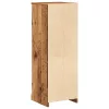 Antik fa színű szerelt fa magasszekrény 36 x 35,5 x 103,5 cm