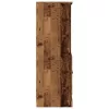 Antik fa színű szerelt fa magasszekrény 60x35,5x103,5 cm
