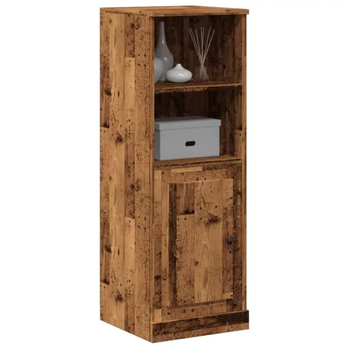 Antik fa színű szerelt fa magasszekrény 36 x 35,5 x 103,5 cm