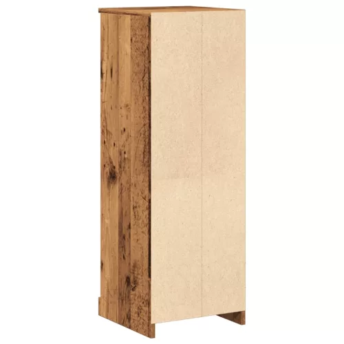 Antik fa színű szerelt fa magasszekrény 36 x 35,5 x 103,5 cm