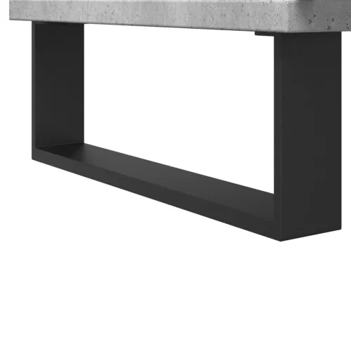 Betonszürke szerelt fa fürdőszobaszekrény 30 x 30 x 190 cm