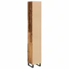 Antik fa színű szerelt fa fürdőszobaszekrény 30 x 30 x 190 cm