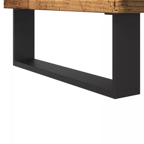 Antik fa színű szerelt fa fürdőszobaszekrény 30 x 30 x 190 cm