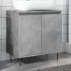 Betonszürke szerelt fa fürdőszobaszekrény 58x33x60 cm