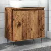 Antik fa színű szerelt fa fürdőszobaszekrény 58 x 33 x 60 cm