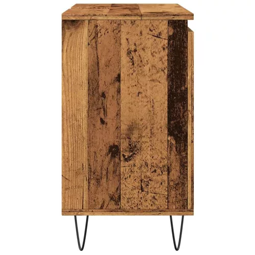 Antik fa színű szerelt fa fürdőszobaszekrény 58 x 33 x 60 cm