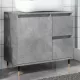 Betonszürke szerelt fa fürdőszobaszekrény 65 x 33 x 60 cm