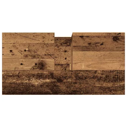 Antik fa színű szerelt fa fürdőszobaszekrény 65 x 33 x 60 cm