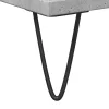 Betonszürke szerelt fa fürdőszobai mosdószekrény 65x33x60 cm