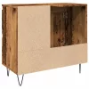 Antik fa színű szerelt fa mosdószekrény 65 x 33 x 60 cm