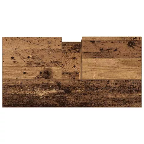 Antik fa színű szerelt fa mosdószekrény 65 x 33 x 60 cm