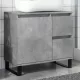 Betonszürke szerelt fa fürdőszobai mosdószekrény 65x33x60 cm