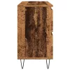 Antik fa színű szerelt fa mosdószekrény 80 x 33 x 60 cm