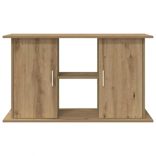 Kézműves tölgyfa akváriumállvány 101 x 41 x 58 cm rétegelt fából