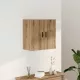Kézműves tölgy színű szerelt fa faliszekrény 60 x 31 x 60 cm