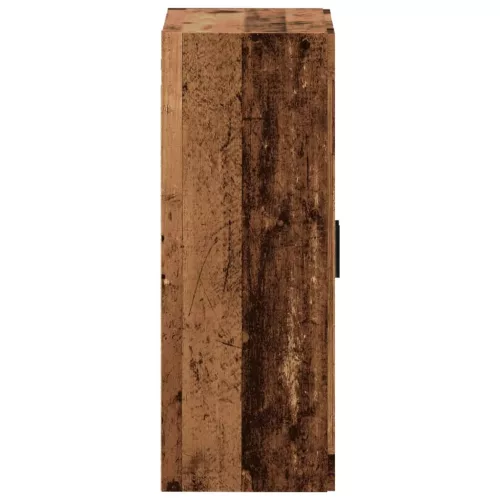 Antik fa színű szerelt fa fali szekrény 69,5 x 34 x 90 cm