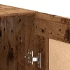 Antik fa színű szerelt fa fali szekrény 69,5 x 34 x 90 cm