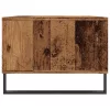 Antik fa színű szerelt fa dohányzóasztal 90 x 50 x 36,5 cm
