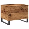 Antik fa színű szerelt fa dohányzóasztal 60 x 44,5 x 45 cm