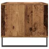 Antik fa színű szerelt fa dohányzóasztal 90 x 49 x 45 cm