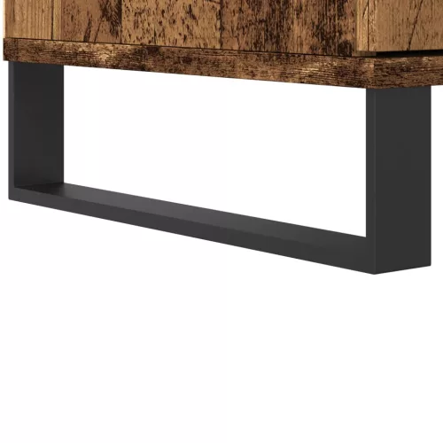 Antik fa színű szerelt fa magasszekrény 60 x 36 x 110 cm